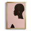 «Pink Silhouette I», toile encadrée de qualité supérieure - prête à être accrochée-2035461114-2035461115