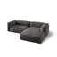 Bedar 2 Seater Velvet Corner Sofa -211681936