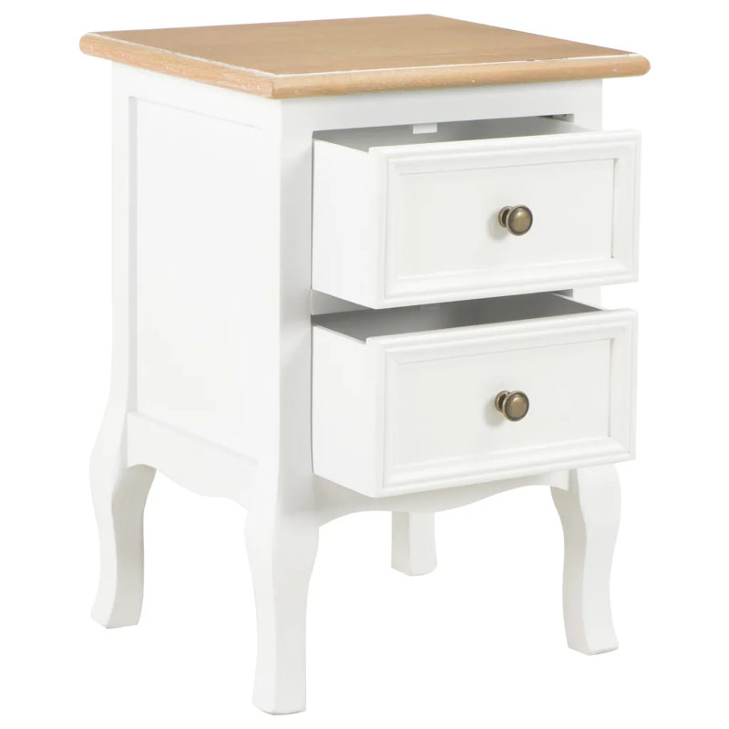 Mccord 35cm W Solid + Manufactured Wood Bedside Table