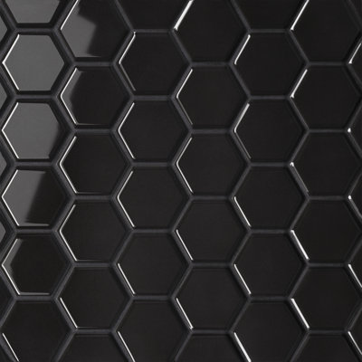 Le Cafe 2 in. x 2 in. Glossy Porcelain Tile