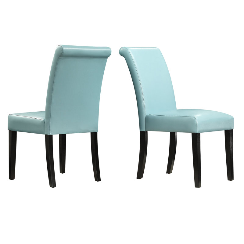 Chaise Parsons rembourré Alexa-Mae, Bleu ciel