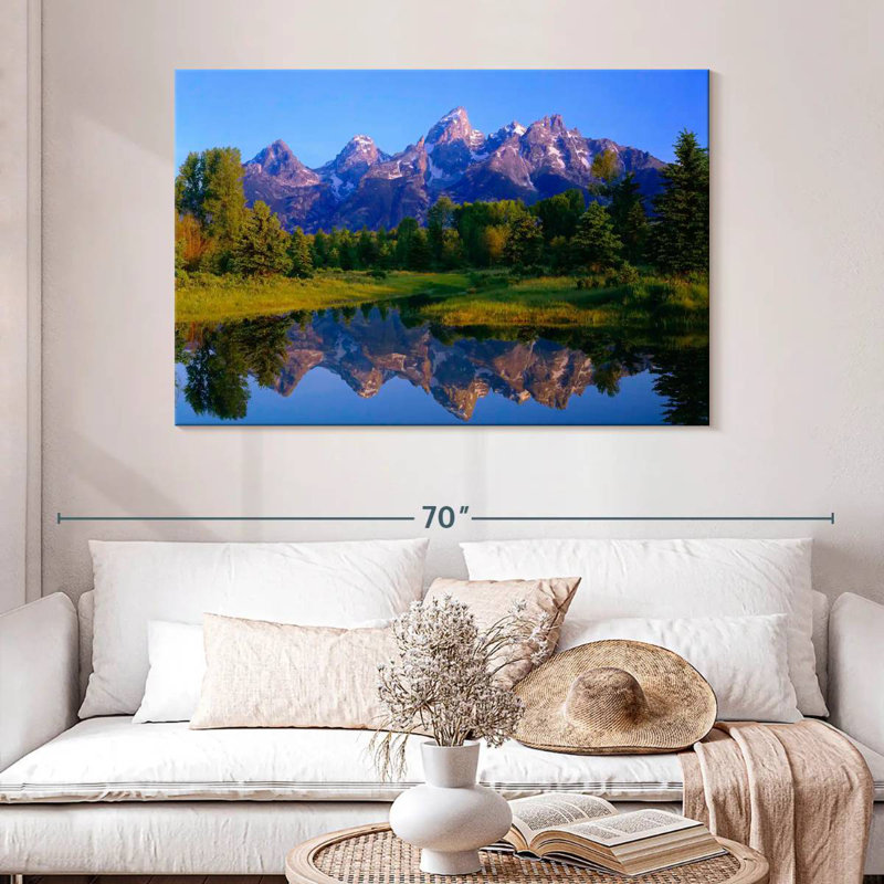 Alvord Dawn At Grand Teton, H 32 po x l 48 po