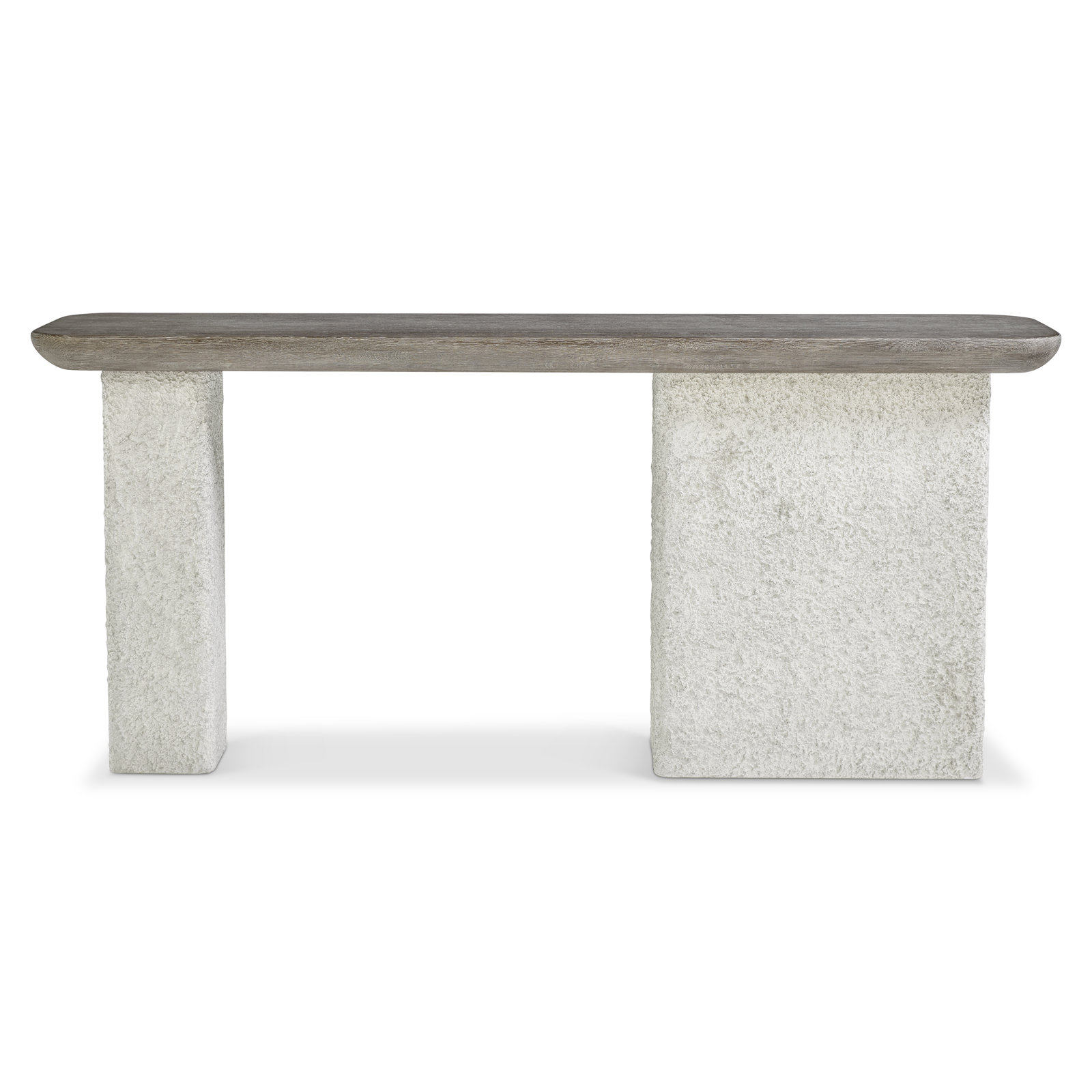Monolith 72'' Solid Wood Top Console Table