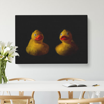 Yellow Rubber Ducks - Wrapped Canvas