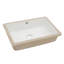 Lavabo de salle de bain rectangulaire en céramique avec trop-plein 12 po APRESSHUI