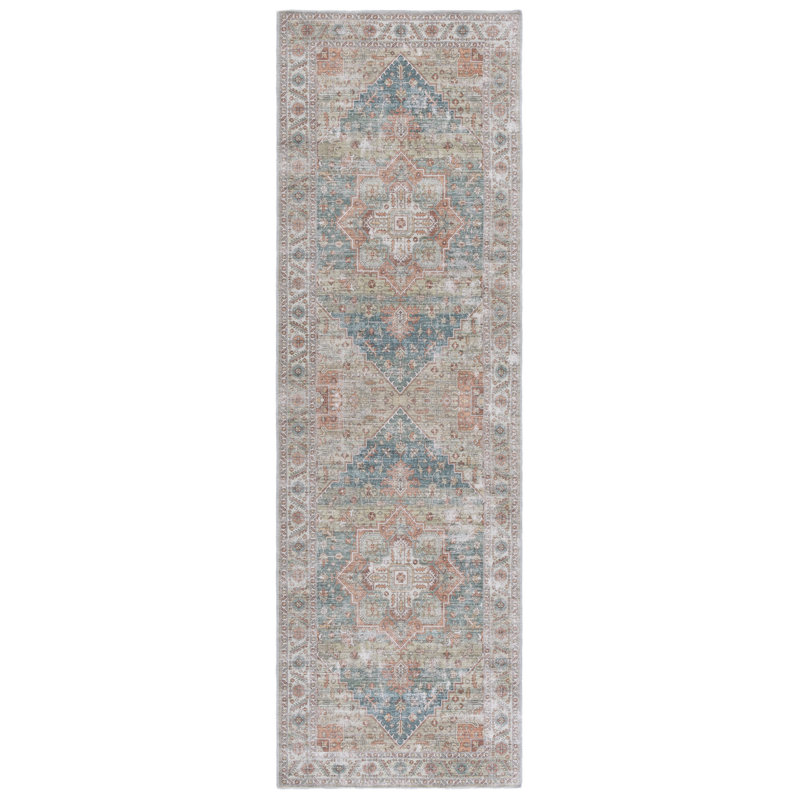Trishona Machine Washable Performance Oriental Rug, Runner 2'6" x 8'