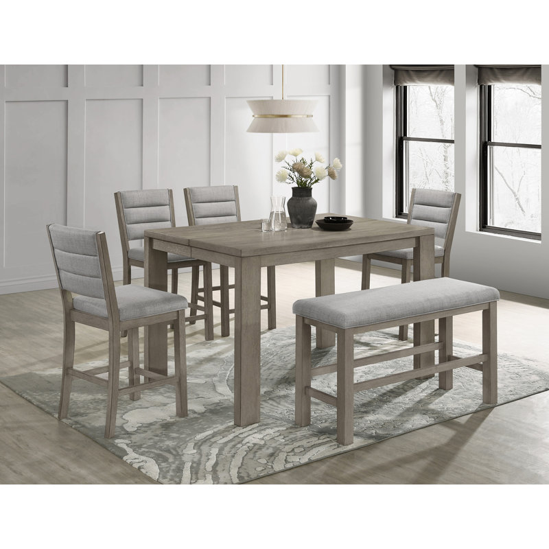 Mobilier de salle à manger en bois 2Pc