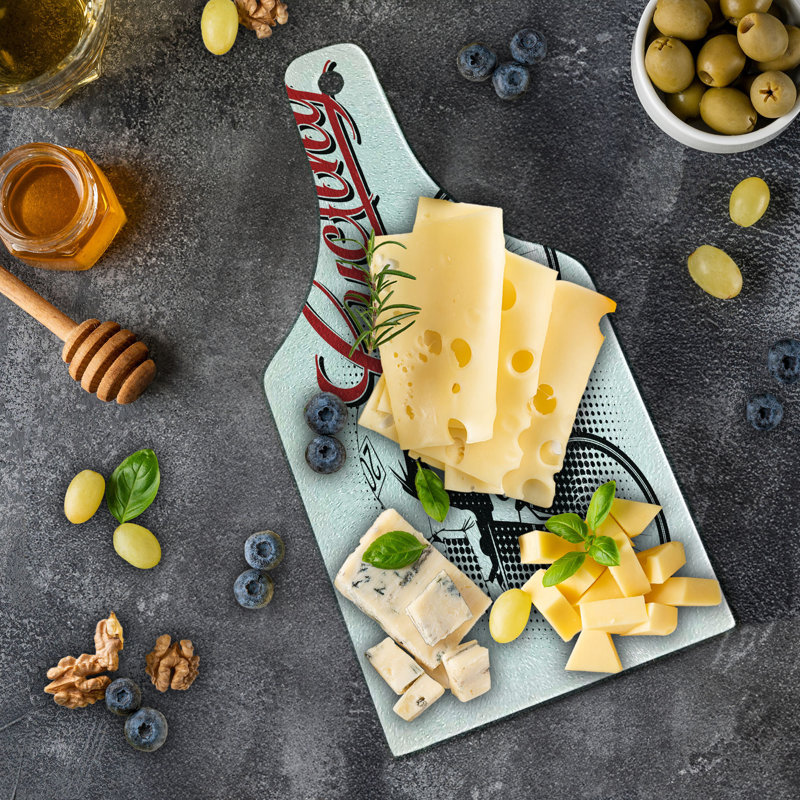 Planche à découper en verre trempé Ambesonne