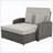 Rober Wicker Rattan Double Chaise Lounge, 2-Person Reclining Daybed with Adjustable Back and Cushions, Free Furniture Protection Cover-2037676840