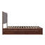Lit plateforme en bois avec pied de lit et gigogne Aveline-155936815-155936805