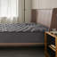Protège-matelas matelassé Lits / Simple TG avec housse en relief brossé, couvre-lit blanc et respirant pour chambre de dortoir-1335540444-1334017991