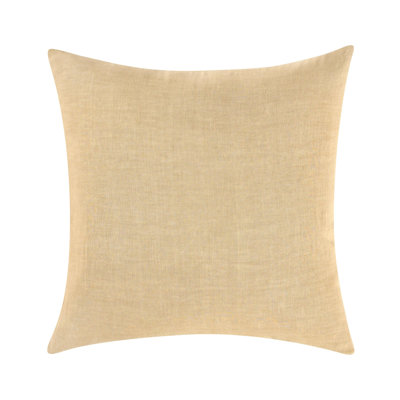 Paloma Hemp Fabric Ochre Amber Standard Sham