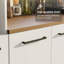  Ensemble de rangement de cuisine 2 pièces Hazel avec 3 portes, 3 tablettes et 2 portes avec armoire de rangement en bois 59 pouces - blanc