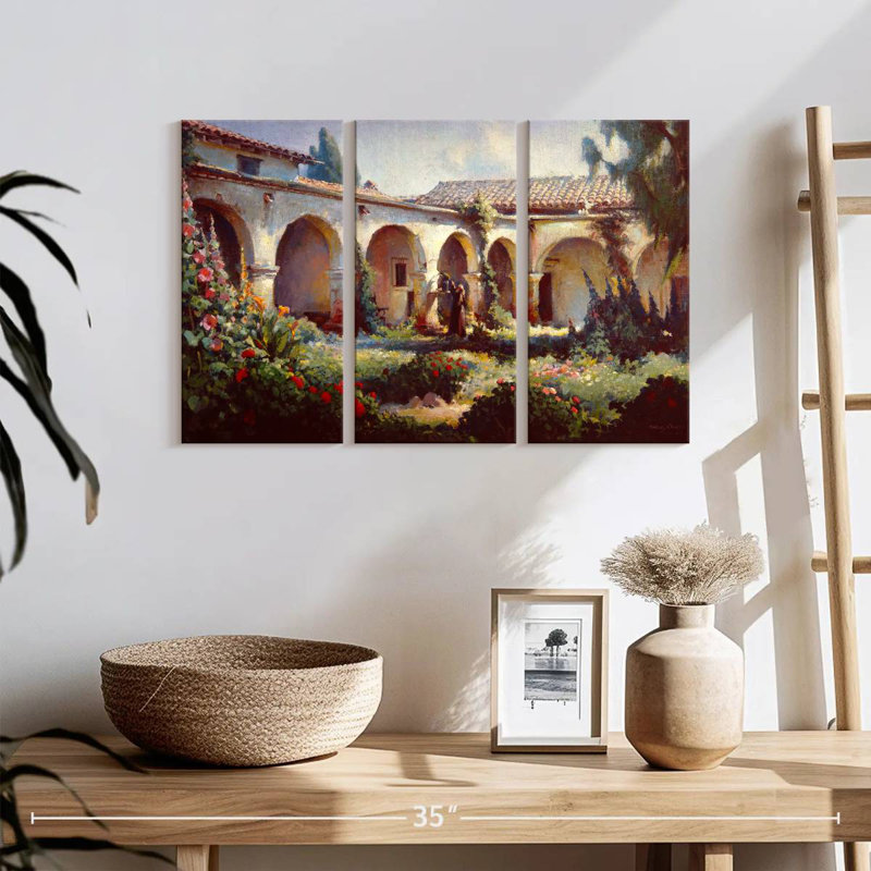 Lilie Mission San Juan Capistrano, 48" H x 74" W