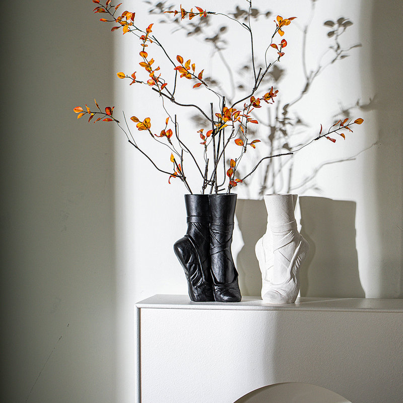 Lashea Handmade Ceramic Table Vase, White