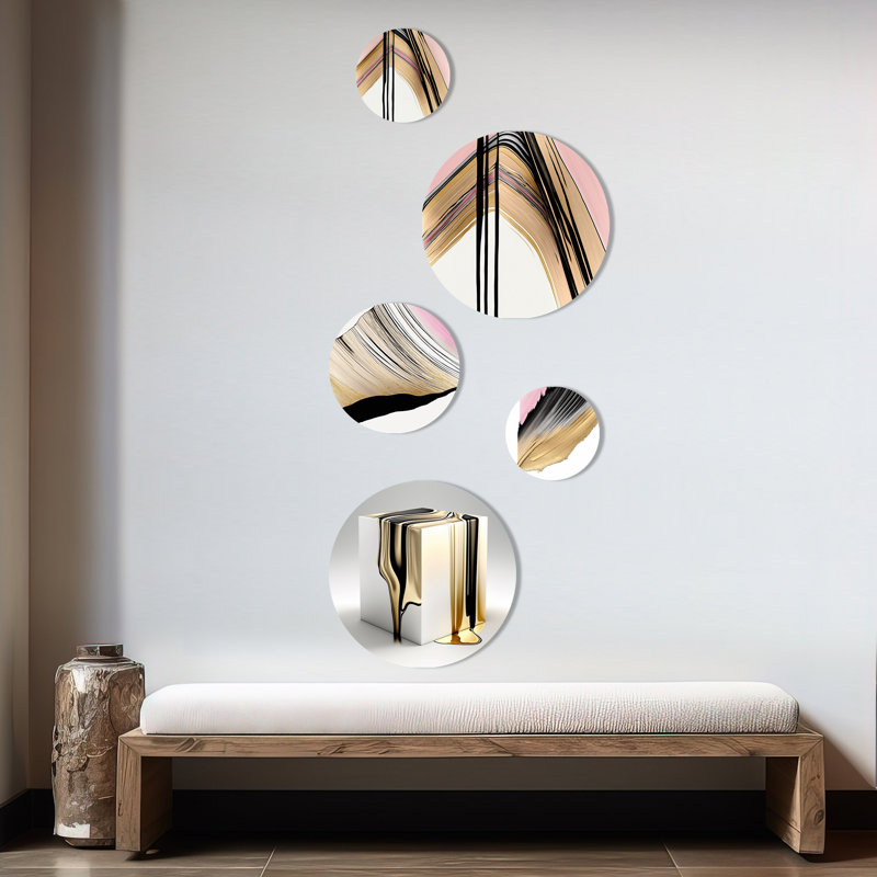 Abstract Wall Decor on Metal