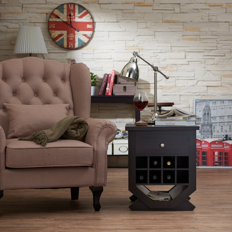 Stephanie Pedestal End Table