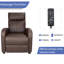 Fauteuil inclinable manuel en simili cuir Eshel-1063709135