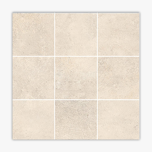 Clay 12" x 12" Porcelain Grid Mosaic Wall & Floor Tile