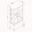 Armoire Curio avec rangement Curio-1884133589