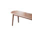 Banc de table en bois de chêne naturel pour salle à manger