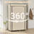  Wardrobe Closet Storage, Hanging Closet organizer, Clothes Rack with Cover, Tool-Free Assembly Clothes Storage for Home Bedroom Living Room, Beige-270317004