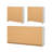 3-Piece Bedroom Set - 6 Drawer Double Dresser And Chest Set Of 2, White-961604895