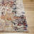 Rectangle Harmoney Abstract Machine Woven Polyester/Polypropylene Area Rug in Navy/Red-88077835