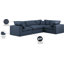 Canapé modulaire rembourré 4 pièces Hinrich-98917411