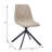 Matthew Leather Dining Side Chair With 360-Degree Swivel And Powder-Coated Iron Legs Matthew Collection-144607881-134529384