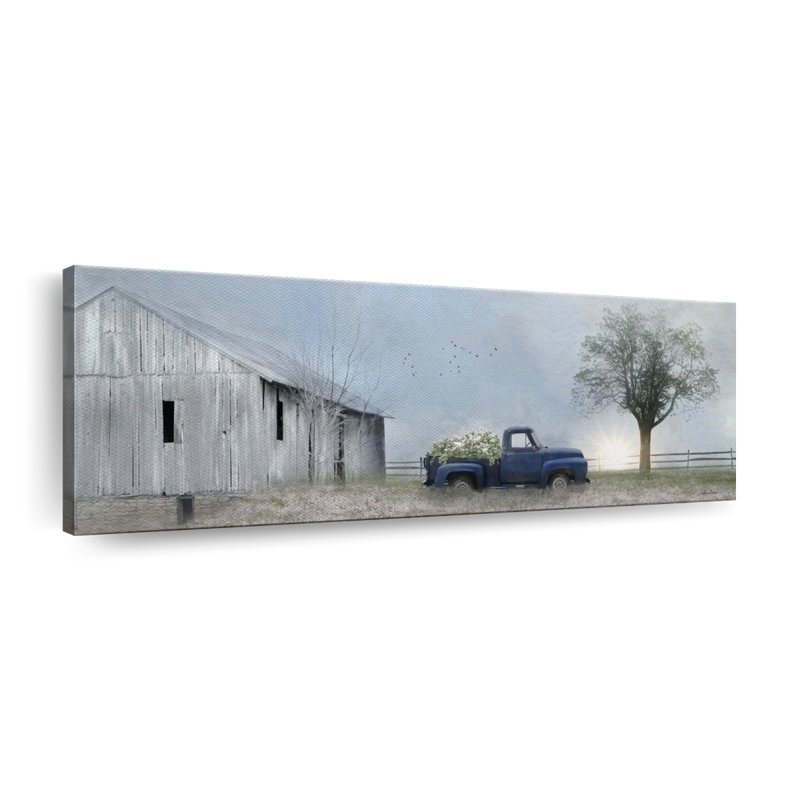 " Jonestown Barn Canvas Print ", 16" H x 48" W x 1.25" D