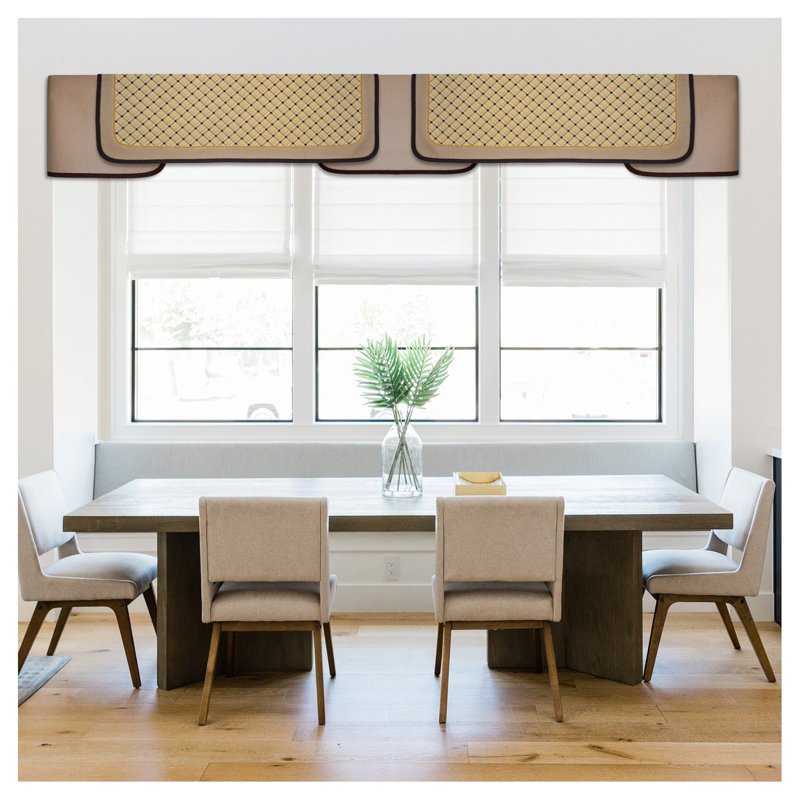 DIY No-Sew Straight Cornice Valance Kit for Custom Window Treatments