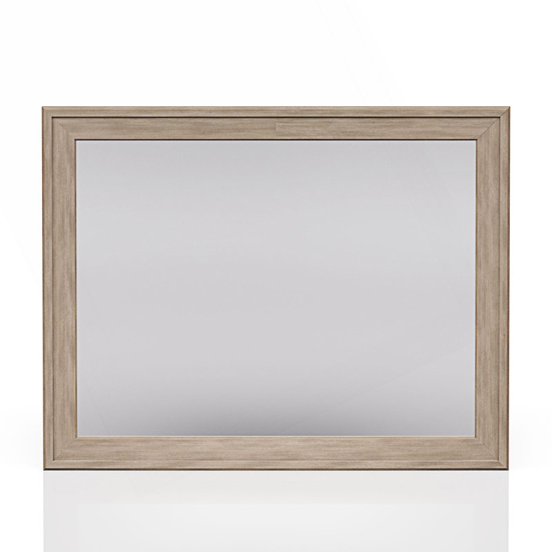 Dresser Mounted Rectangle Mirror