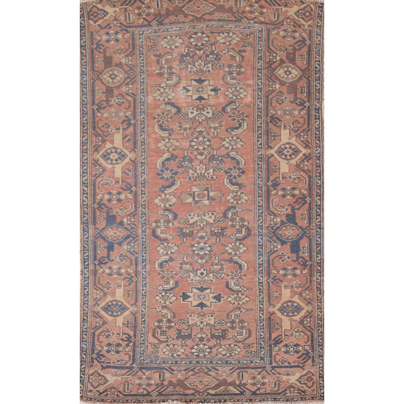Distressed   Area Rug 4x7