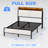 Upholstered Full Bed Frame With Led Headboard-128988061