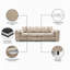 4 Seater Chenille Sofa-1011895493