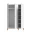 Amerius 3 Door Manufactured Wood Wardrobe