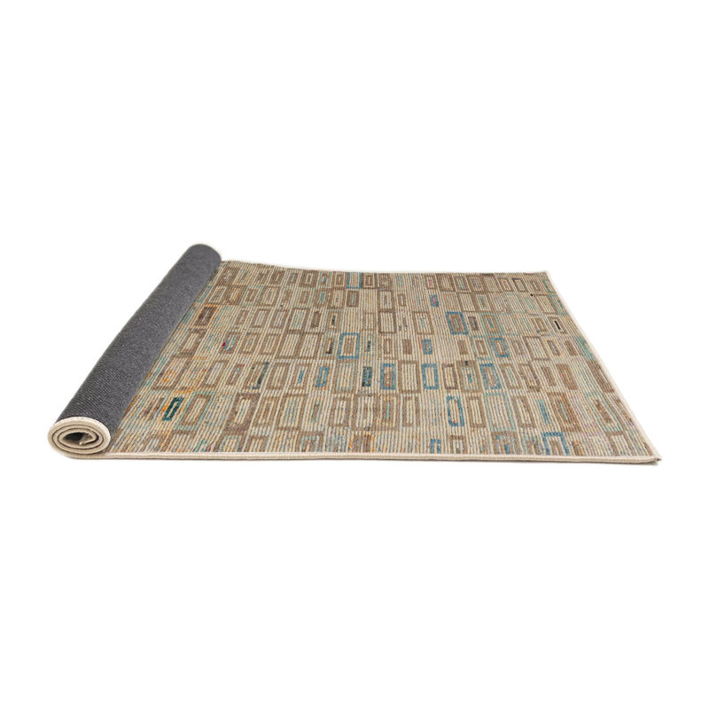 Tapis abstrait moderne 4981, Rond 7 pi