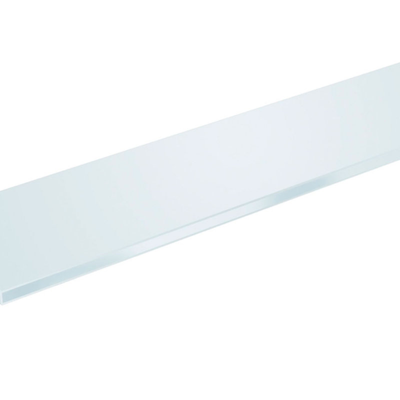 Jasinski Glass Floating Shelf, Chrome