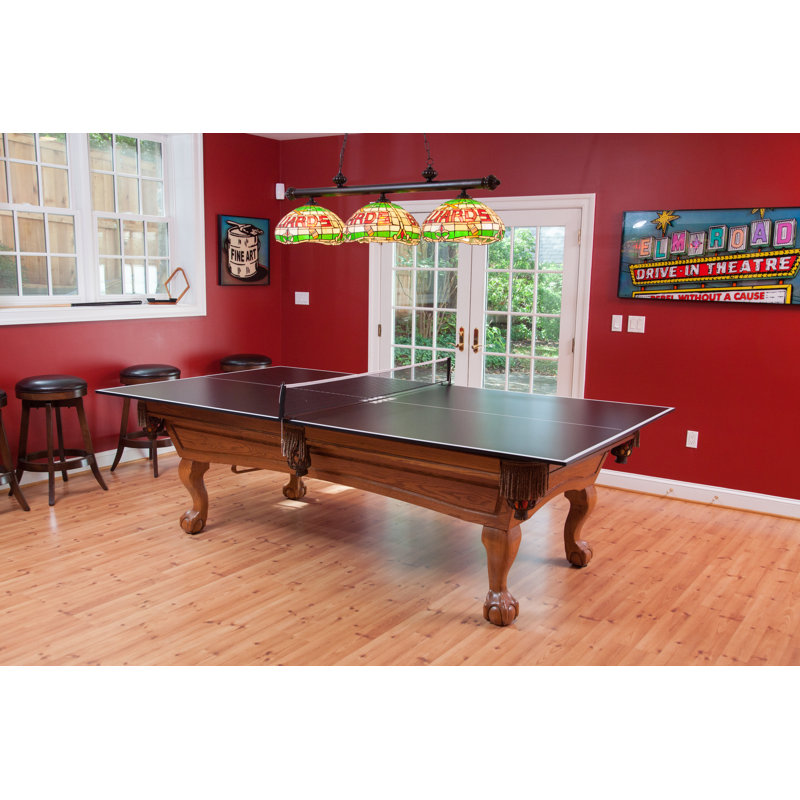 Joola Table Tennis Conversion Top - Full Sized MDF Ping Pong Table Top for Pool Table and Billiards with Foam Backing and Net Set