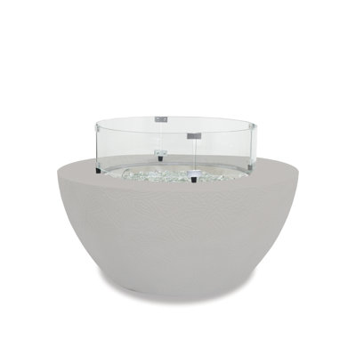 Gemmell Round Propane and Natural Gas Fire Pit Table