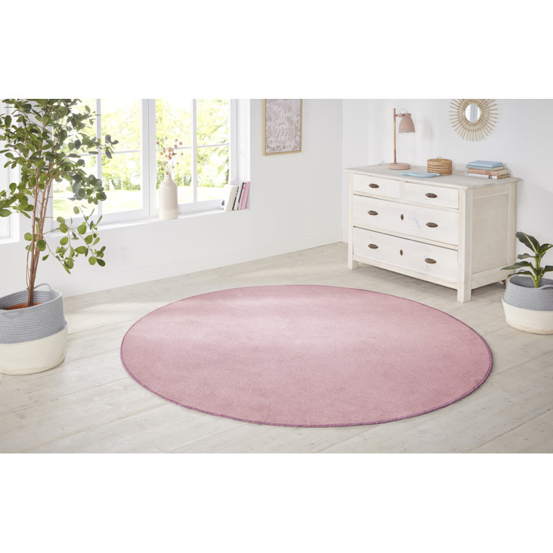 Nasty Tufted Light Pink Rug, Round 200cm
