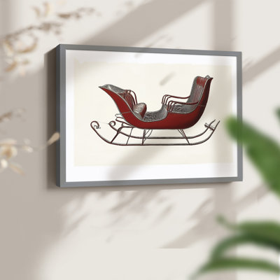 Art de Noël - DCCDXC - Reproduction encadrée - Restickable