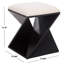 Tabouret en bois avec coussin Lucy