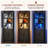 Caleal Lighted Curio Bookcases-431690491