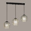 Lustre suspendu moderne en cristal 3 lumières
