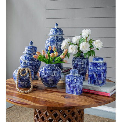 Pot gingembre en porcelaine Lansberry