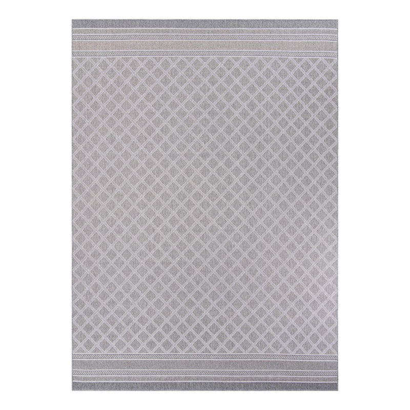 Tapis d'extérieur à treillis, Rectangle 10 pi x 14 pi 1 po