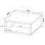 Table basse en bois d'ingénierie Flint Pine-1901863101