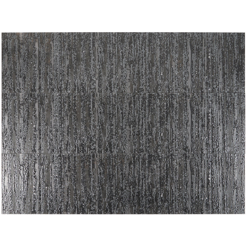 Voyager 12" x 48" Porcelain Field Tile, Dark Gray